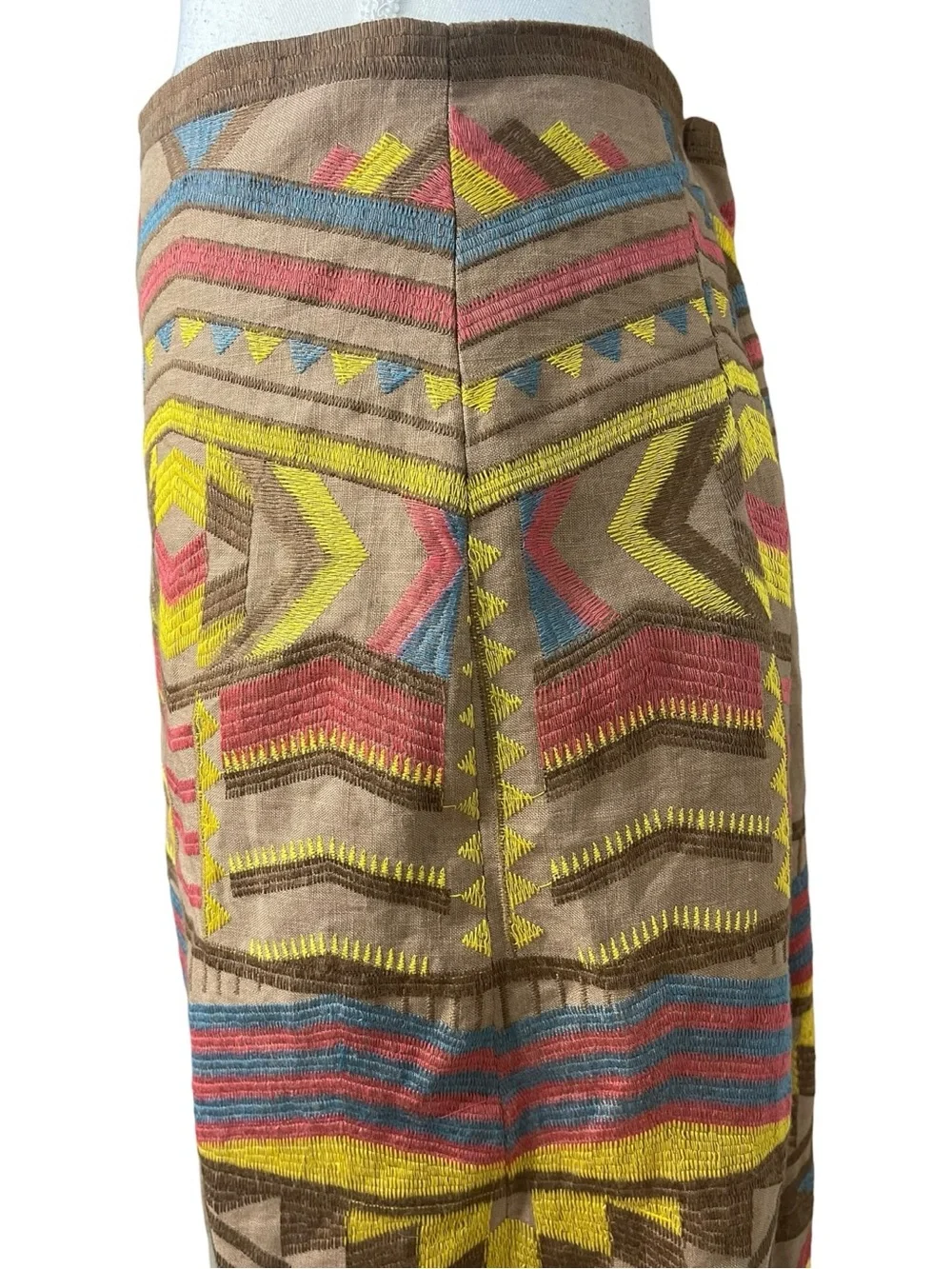 Zara embroidered linen